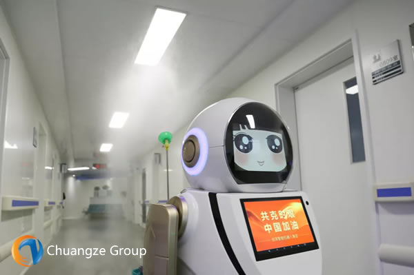 Intelligent disinfection robot to novel coronavirus pneumonia in hospital and CDC